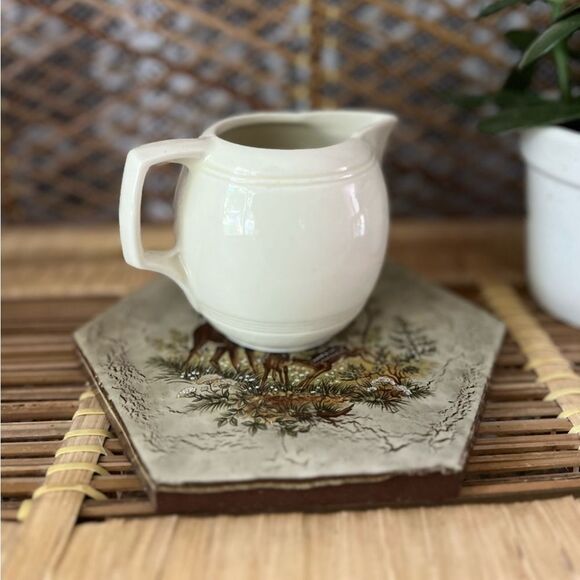 Vintage Art Deco Porcelain Ceramic Flying Geese Creamer Cup - Picture 6 of 7